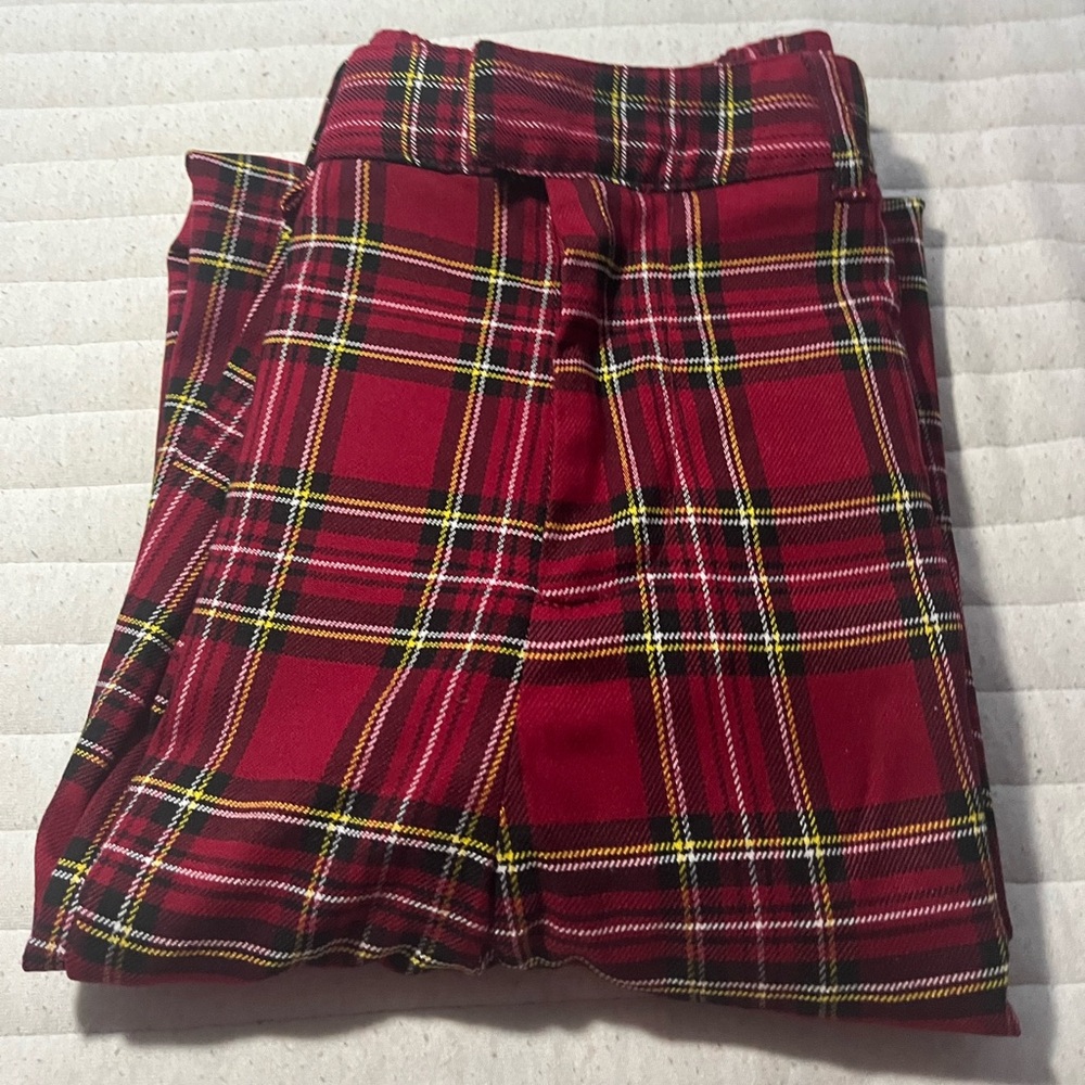 Hot Topic Red Plaid Pants